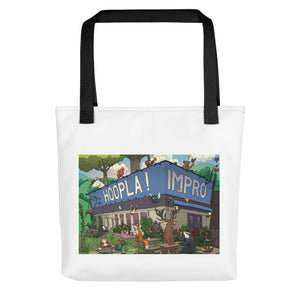 Hoopla Animal Illustration Tote Bag