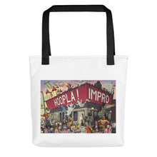 Load image into Gallery viewer, Hoopla Illustration Tote Bag
