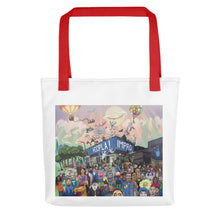 Load image into Gallery viewer, Hoopla Party Illustration Tote Bag
