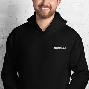 Hoopla Embroidered Logo Unisex Hoodie