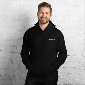 Hoopla Embroidered Logo Unisex Hoodie