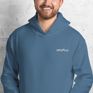 Hoopla Embroidered Logo Unisex Hoodie