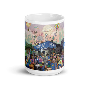 Hoopla Party Illustration Mug